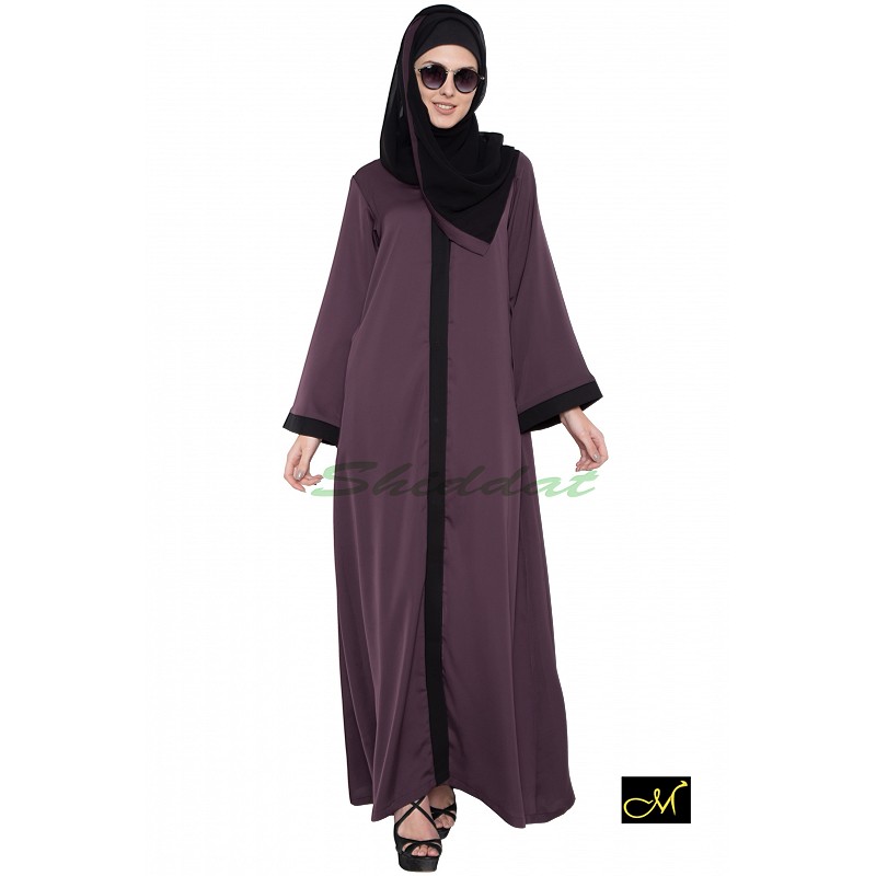 burkha front open
